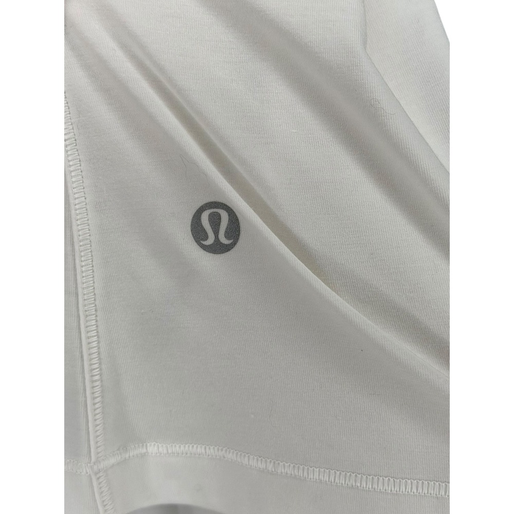 LULULEMON White Tank Top High Neck Gym Workout Athletic Women Size 6 - Picture 5 of 5